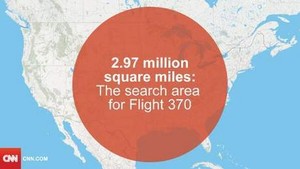 Wujud Luasnya Area 7,7 Juta Kilometer Persegi Tempat Pencarian MH370