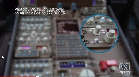 Begini Wujud Tombol Transponder di Dalam Pesawat