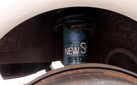 Bagian kaki-kaki juga terkena jamah seperti penggantian Shock Absorber bermerk Kayaba New SR Spesial milik Toyota Glanza. (Pool/dok Rizky Basworo).