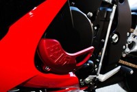 Case saver kit dengan tambahan atribut sporty dari Yoshimura menambah kesan sporty. (Istimewa/dok topspeed).