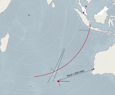 Selain China, Jepang dan Inggris Gabung Pencarian MH370 di Samudera Hindia