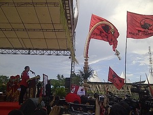 Orasi di Bali, Mega Ungkap Momen Penetapan Jokowi Jadi Capres