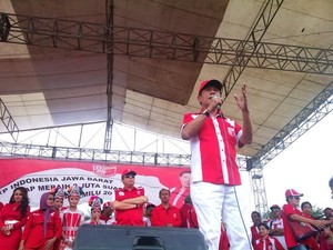 Orasi di Bandung, Bang Yos: Kalau Ada yang Korupsi, Kita Sikat!
