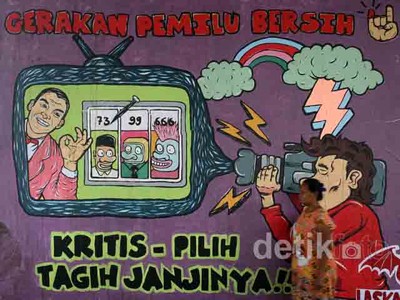 Mural Pemilu Bersih
