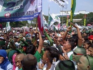 Kampanye PKB, Rhoma Berdendang Adu Domba di Pacuan Kuda Pulomas
