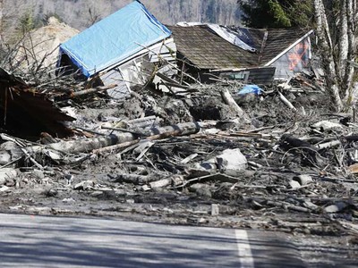 Tanah Longsor di Washington, 4 Orang Tewas