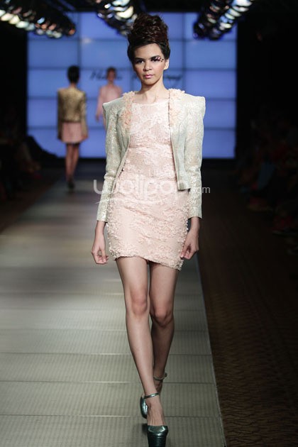 Hengki Kawilarang Le Jardin. Plaza Indonesia Fashion Week 2014 at Function Hall Plaza Indonesia Lt.2. Jakarta. [Foto: Mohammad Abduh/Wolipop]