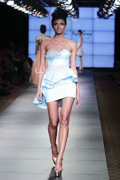 Hengki Kawilarang Le Jardin. Plaza Indonesia Fashion Week 2014 at Function Hall Plaza Indonesia Lt.2. Jakarta. [Foto: Mohammad Abduh/Wolipop]