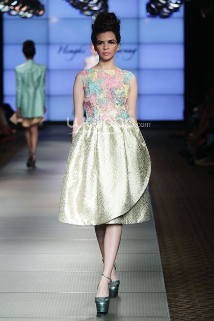 Hengki Kawilarang Le Jardin. Plaza Indonesia Fashion Week 2014 at Function Hall Plaza Indonesia Lt.2. Jakarta. [Foto: Mohammad Abduh/Wolipop]