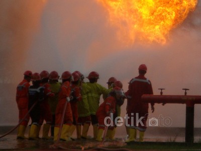 Pertamina Latih Damkar se-Jateng dan Jatim