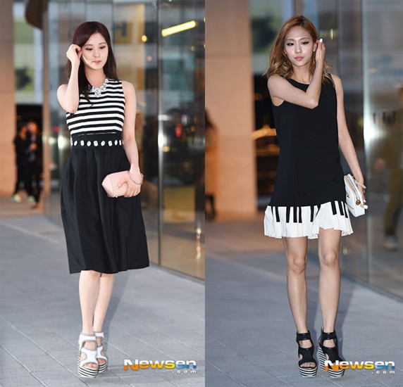 Gaya Hitam-putih Seohyun SNSD vs Fei miss A, Siapa yang Lebih Stylish?