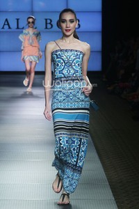 Farah Khan Hale Bob. Plaza Indonesia Fashion Week 2014 at Function Hall Plaza Indonesia Lt.2. Jakarta. [Foto: Mohammad Abduh/Wolipop]