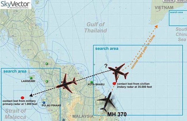 10 Pertanyaan dari Hilangnya Pesawat MH370 yang Belum Terjawab (1)