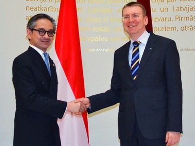 RI-Latvia Sepakat Tingkatkan Hubungan Bilateral