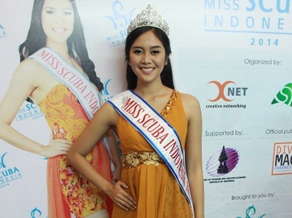 Wah, Cantiknya Miss Scuba Indonesia di Deep & Extreme 2014