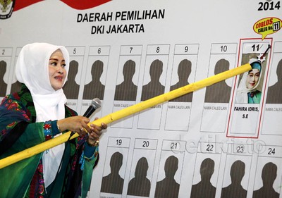 Fahira Idris Kampanye di Gelanggang Remaja Bulungan