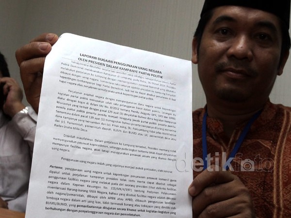 SBY Dilaporkan ke Bawaslu