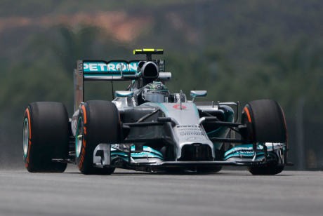 Rosberg Tercepat, Mercedes Kuasai Hari Pertama