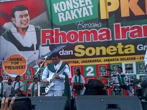 Ikut Kampanye PKB, Pendukung Siap Dangdutan Sampai Pagi Bareng Bang Haji