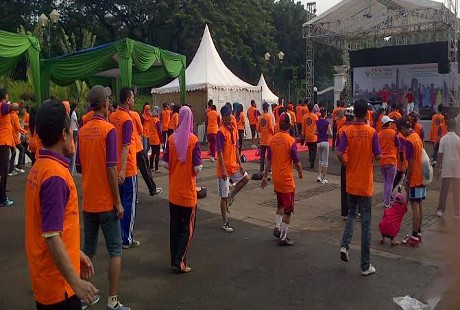 Hari Kusta Sedunia, 250 Warga Jakarta Ikut Jalan Santai di Monas