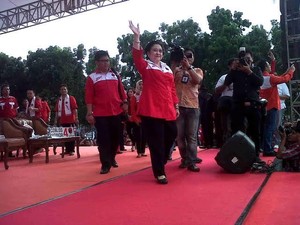Megawati Sulap Manado Jadi Memerah