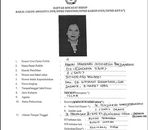 Profil Caleg PDIP Jadi Bahan Lelucon, Ini Kata KPU