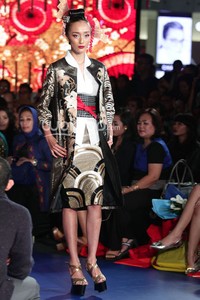 Denny Wirawan Affirmation,. Fashion Nation 2014 at Senayan City. Jakarta. [Foto: Mohammad Abduh/Wolipop]