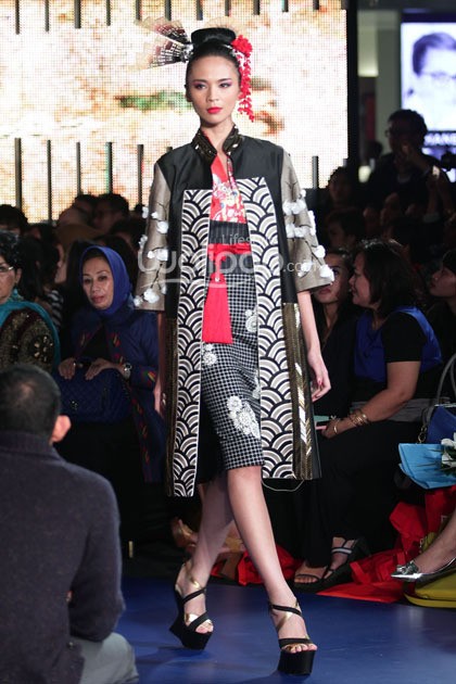 Denny Wirawan Affirmation,. Fashion Nation 2014 at Senayan City. Jakarta. [Foto: Mohammad Abduh/Wolipop]