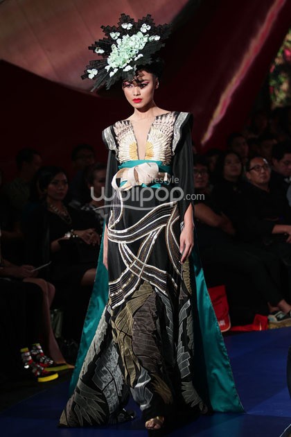 Denny Wirawan Affirmation,. Fashion Nation 2014 at Senayan City. Jakarta. [Foto: Mohammad Abduh/Wolipop]
