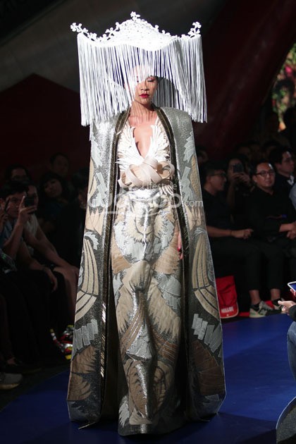 Denny Wirawan Affirmation,. Fashion Nation 2014 at Senayan City. Jakarta. [Foto: Mohammad Abduh/Wolipop]