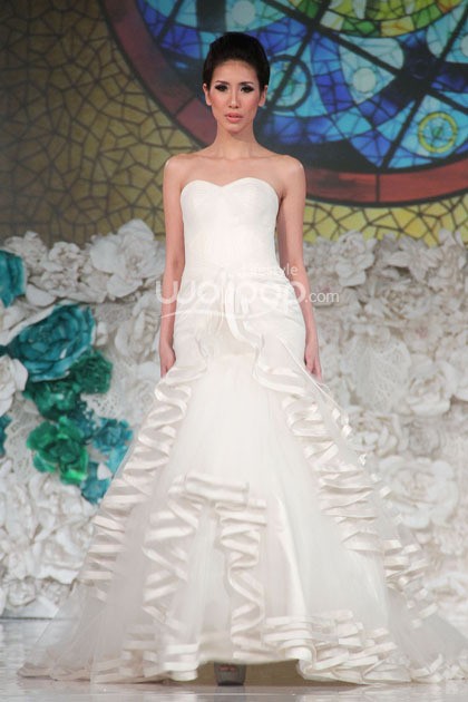 Andreas Odang Wedding Exhibition 2014. Emerald By Shangri-La Hotel at Shangri-la Hotel. Jakarta. [Foto: Mohammad Abduh/Wolipop]