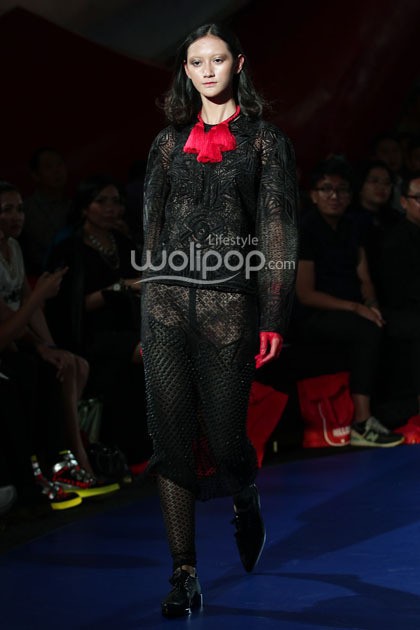 Sapto Djojokartiko Poseido. Fashion Nation 2014 at Senayan City. Jakarta. [Foto: Mohammad Abduh/Wolipop]