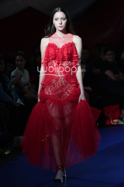 Sapto Djojokartiko Poseido. Fashion Nation 2014 at Senayan City. Jakarta. [Foto: Mohammad Abduh/Wolipop]