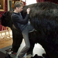 Seorang Seniman Tinggal 13 Hari di dalam Bangkai Beruang