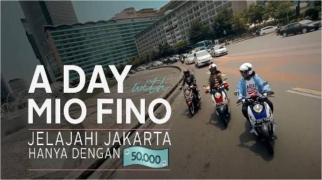 Naik Fino Keliling Jakarta Cukup Rp 50.000