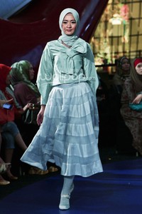 Ria Miranda Haru. Fashion Nation 2014 at Senayan City. Jakarta. [Foto: Mohammad Abduh/Wolipop]