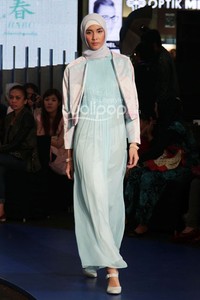 Ria Miranda Haru. Fashion Nation 2014 at Senayan City. Jakarta. [Foto: Mohammad Abduh/Wolipop]