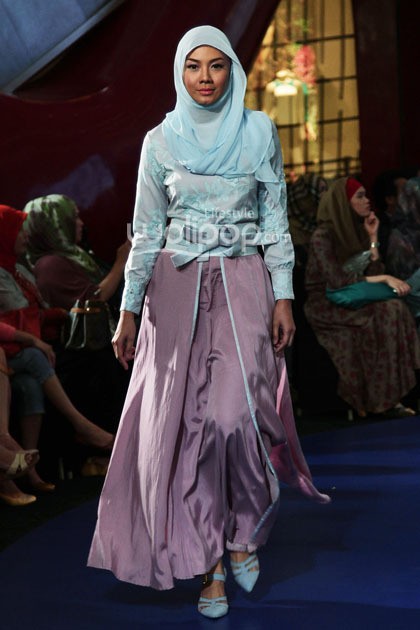 Ria Miranda Haru. Fashion Nation 2014 at Senayan City. Jakarta. [Foto: Mohammad Abduh/Wolipop]