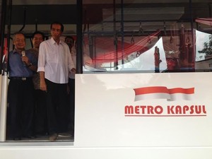 Seperti Metro Mini Diangkat ke Atas, Ini Penampakan Metro Kapsul