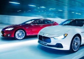 Maserati Ghibli Vs Tesla Model S