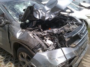 Ini Bukti Dahsyatnya Tabrakan CRV vs Motor yang Menewaskan 2 Orang