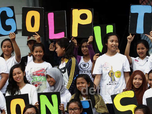 Flash Mob Tolak Golput & Politik Uang