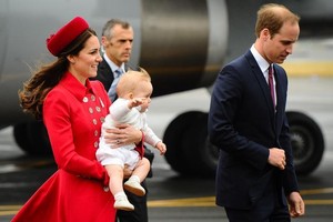 George si Royal Baby Traveling Perdana ke Selandia Baru