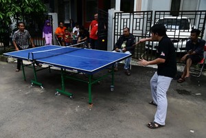 Relaksasi dengan Turnamen Tenis Meja Pemred detikcom Cup
