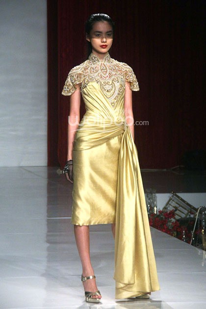 Andreas Odang Once Upon a Dream. Bazaar Bridal Week 2014. Bazaar Wedding Exhibition 2014 It Take Two to Tango at Grand Ballroom Ritz-Carlton. Pasific Place. Jakarta. [Foto: Mohammad Abduh/Wolipop]