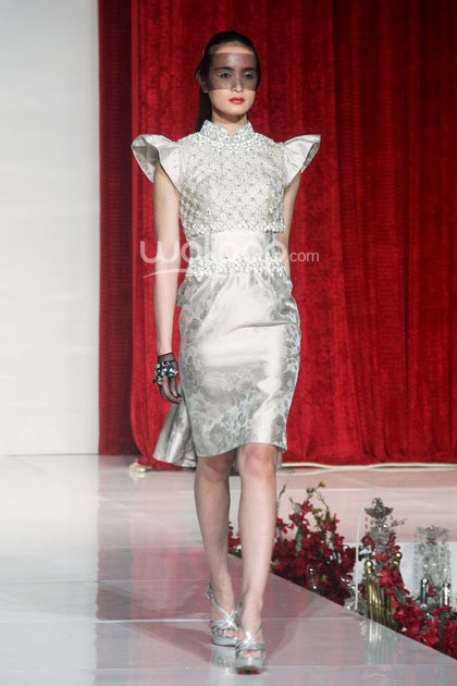 Andreas Odang Once Upon a Dream. Bazaar Bridal Week 2014. Bazaar Wedding Exhibition 2014 It Take Two to Tango at Grand Ballroom Ritz-Carlton. Pasific Place. Jakarta. [Foto: Mohammad Abduh/Wolipop]