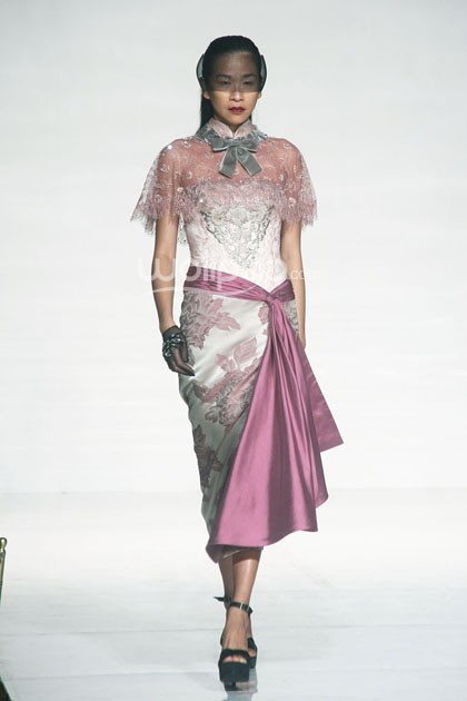 Andreas Odang Once Upon a Dream. Bazaar Bridal Week 2014. Bazaar Wedding Exhibition 2014 It Take Two to Tango at Grand Ballroom Ritz-Carlton. Pasific Place. Jakarta. [Foto: Mohammad Abduh/Wolipop]