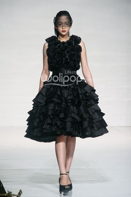 Andreas Odang Once Upon a Dream. Bazaar Bridal Week 2014. Bazaar Wedding Exhibition 2014 It Take Two to Tango at Grand Ballroom Ritz-Carlton. Pasific Place. Jakarta. [Foto: Mohammad Abduh/Wolipop]