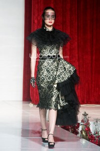 Andreas Odang Once Upon a Dream. Bazaar Bridal Week 2014. Bazaar Wedding Exhibition 2014 It Take Two to Tango at Grand Ballroom Ritz-Carlton. Pasific Place. Jakarta. [Foto: Mohammad Abduh/Wolipop]