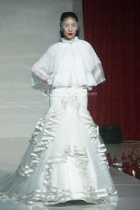 Andreas Odang Once Upon a Dream. Bazaar Bridal Week 2014. Bazaar Wedding Exhibition 2014 It Take Two to Tango at Grand Ballroom Ritz-Carlton. Pasific Place. Jakarta. [Foto: Mohammad Abduh/Wolipop]